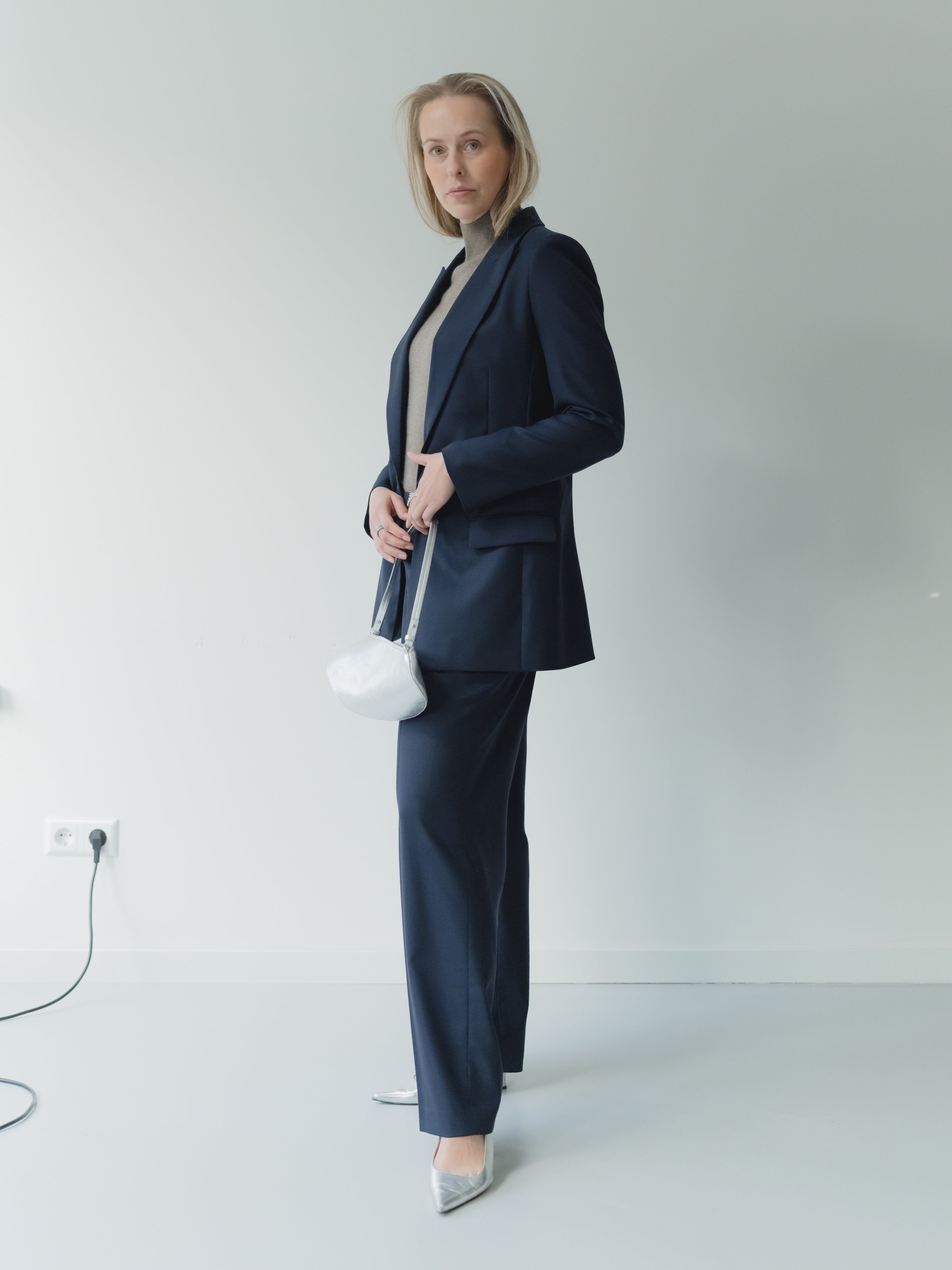 Simone / Mara contemporary Stretch Serge suit