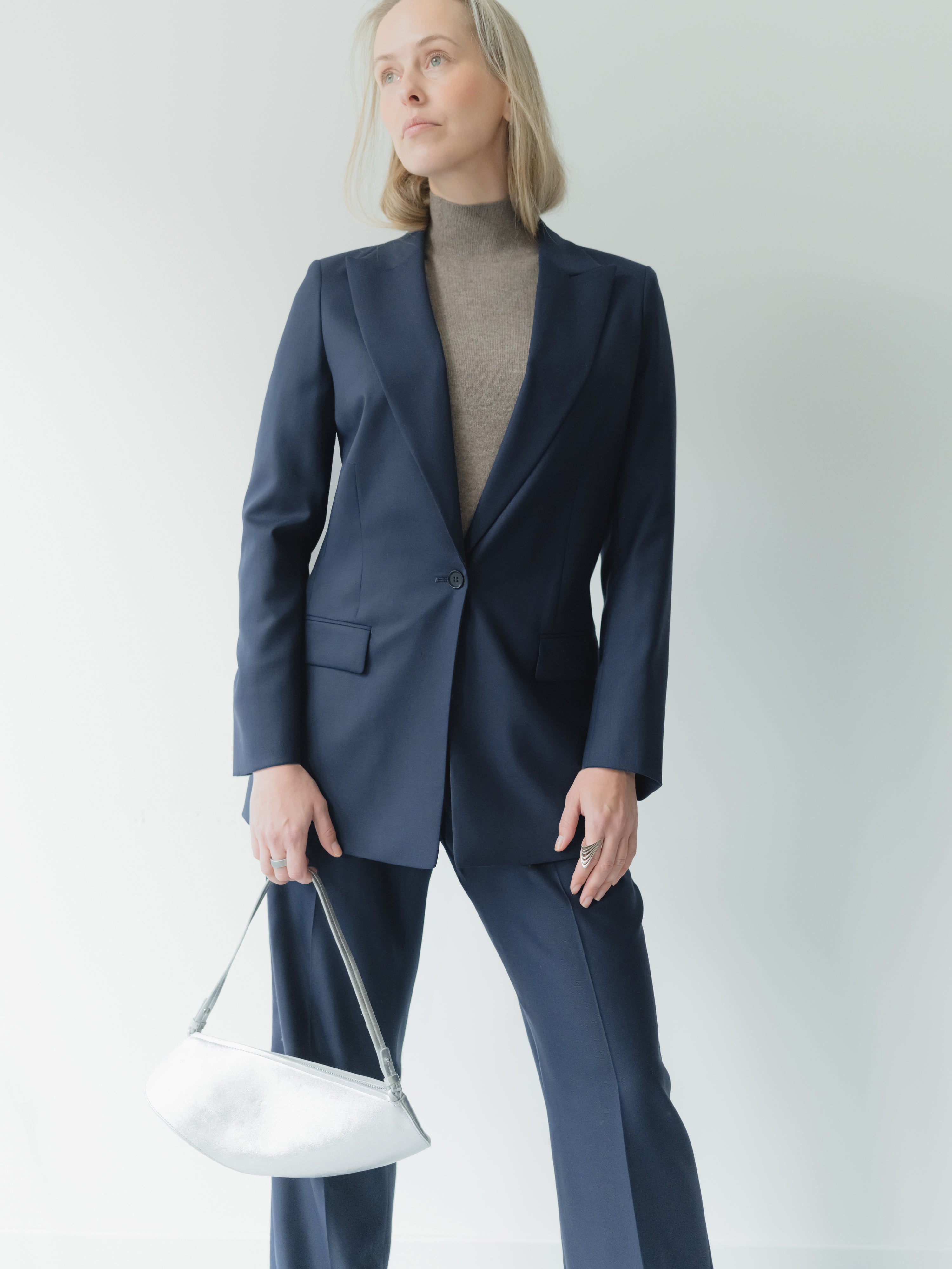 Simone / Mara contemporary Stretch Serge suit